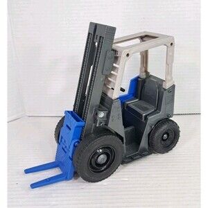 WWE Wrekkin Forklift Wrestling Action Vehicle Toy Blue Figure Only Incomplete